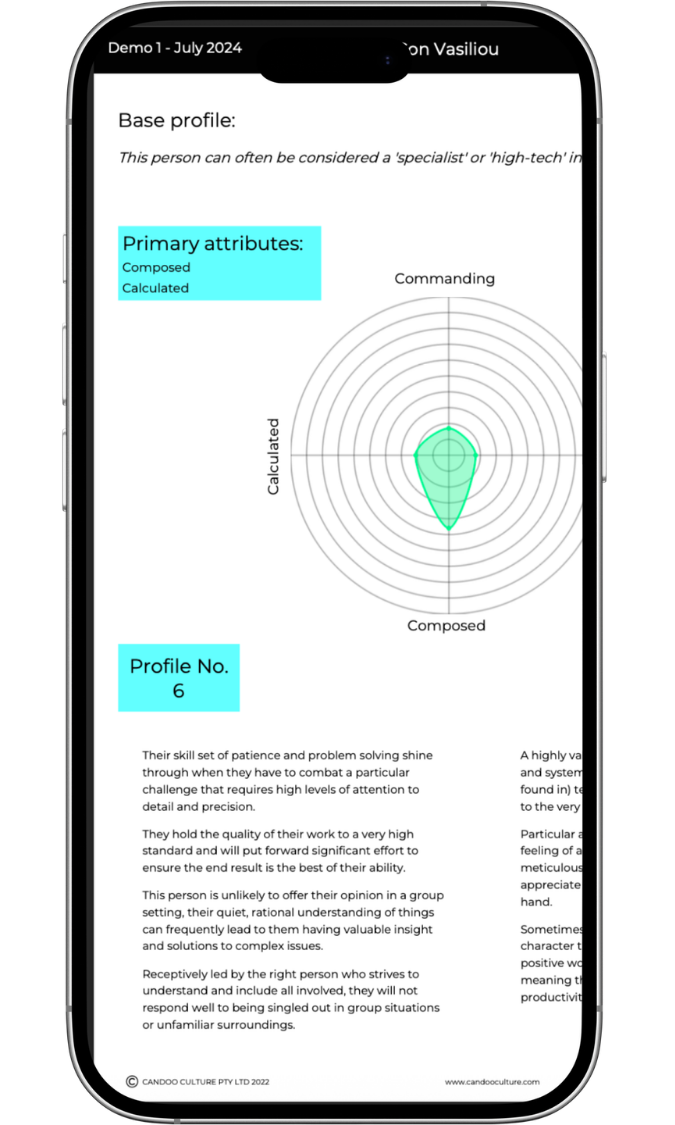 CANDOO Clarity base profile